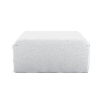POUF | ICA WHITE | 80 cm